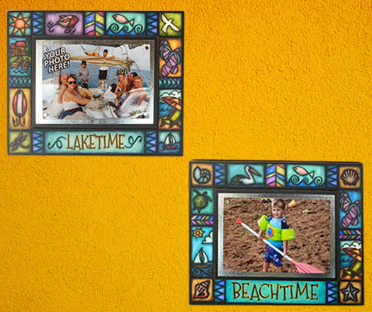 Beach Time and Lake Time Photo Frames